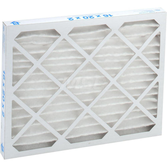 Pro-Source PRO10384 Pleated Air Filter Wire-Backed Pleated, MERV 8, Synthetic, 35% Efficient, 16" High, 20" Wide, 2" Deep