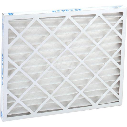 Pro-Source PRO10389 Pleated Air Filter Wire-Backed Pleated, MERV 8, Synthetic, 35% Efficient, 20" High, 24" Wide, 2" Deep