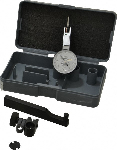 TESA Brown & Sharpe 599-7032-3 Dial Test Indicators 0.008 Max, 0-5-0, 0.0001" Accuracy, Horizontal