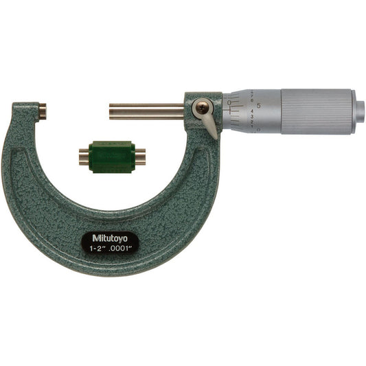 Mitutoyo 103-136 Mechanical Outside Micrometer 2" Range, 0.0001" Graduation