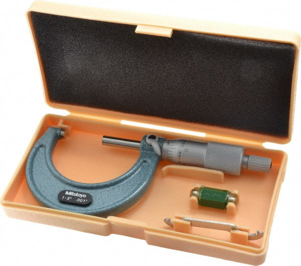 Mitutoyo 103-178 Mechanical Outside Micrometer 2" Range, 0.001" Graduation