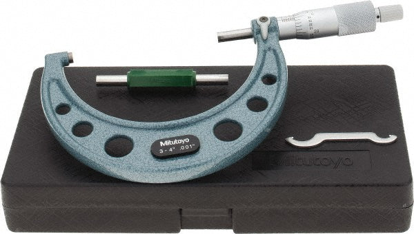 Mitutoyo 103-180 Mechanical Outside Micrometer 4" Range, 0.001" Graduation