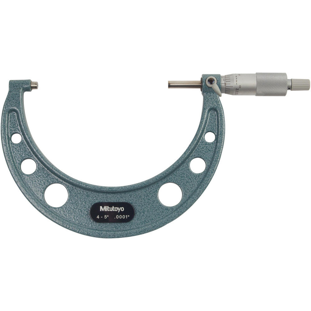 Mitutoyo 103-219 Mechanical Outside Micrometer 5" Range, 0.0001" Graduation