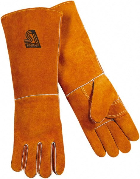 Steiner 21918-L Welding Gloves Size Large, Cowhide Leather, Stick Welding Application