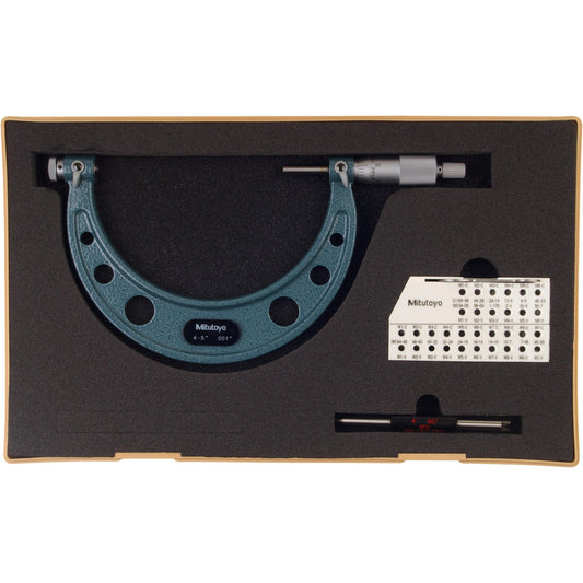 Mitutoyo 126-141 4 to 5" Range, Mechanical Screw Thread Micrometer