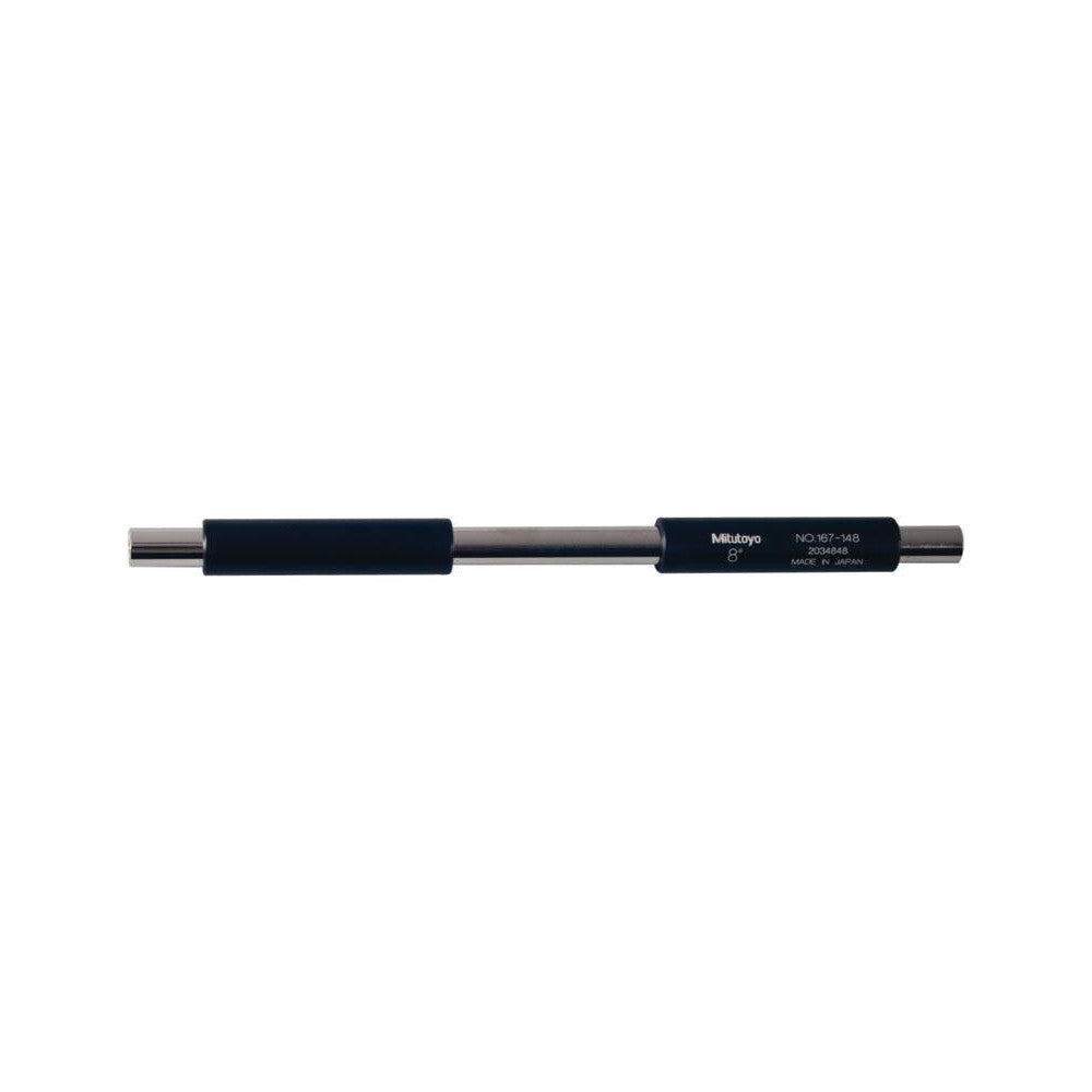 Mitutoyo 167-148 8 Inch Long, Accuracy Up to 0.0002 Inch, Flat End Micrometer Calibration Standard