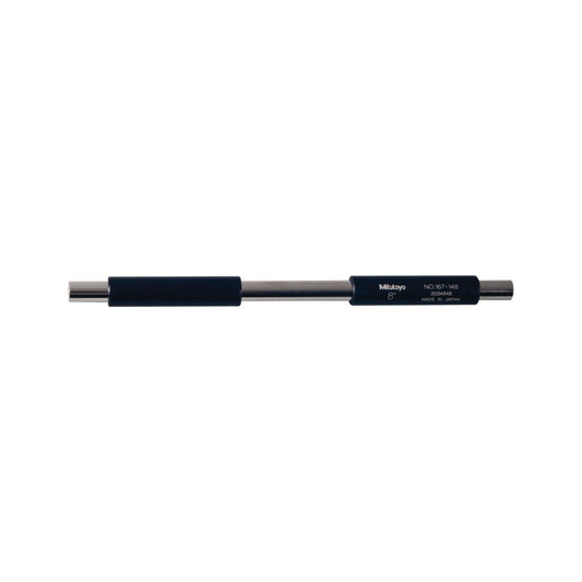 Mitutoyo 167-148 8 Inch Long, Accuracy Up to 0.0002 Inch, Flat End Micrometer Calibration Standard