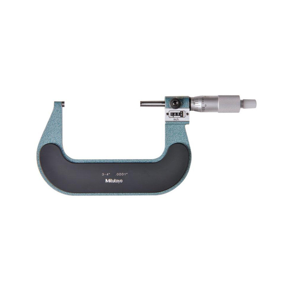 Mitutoyo 193-214 Mechanical Outside Micrometer 4" Range, 0.0001" Graduation