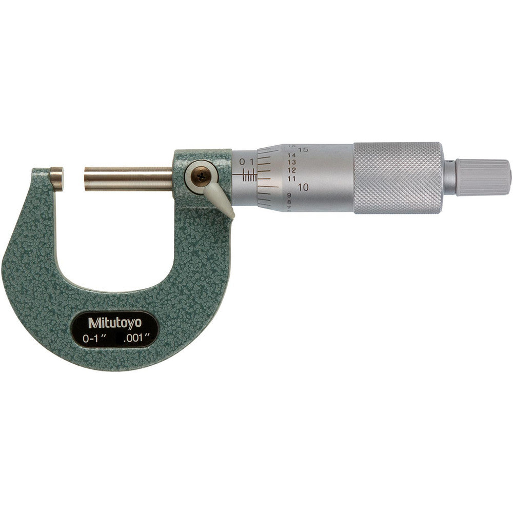 Mitutoyo 103-259 Mechanical Outside Micrometer 1" Range, 0.001" Graduation