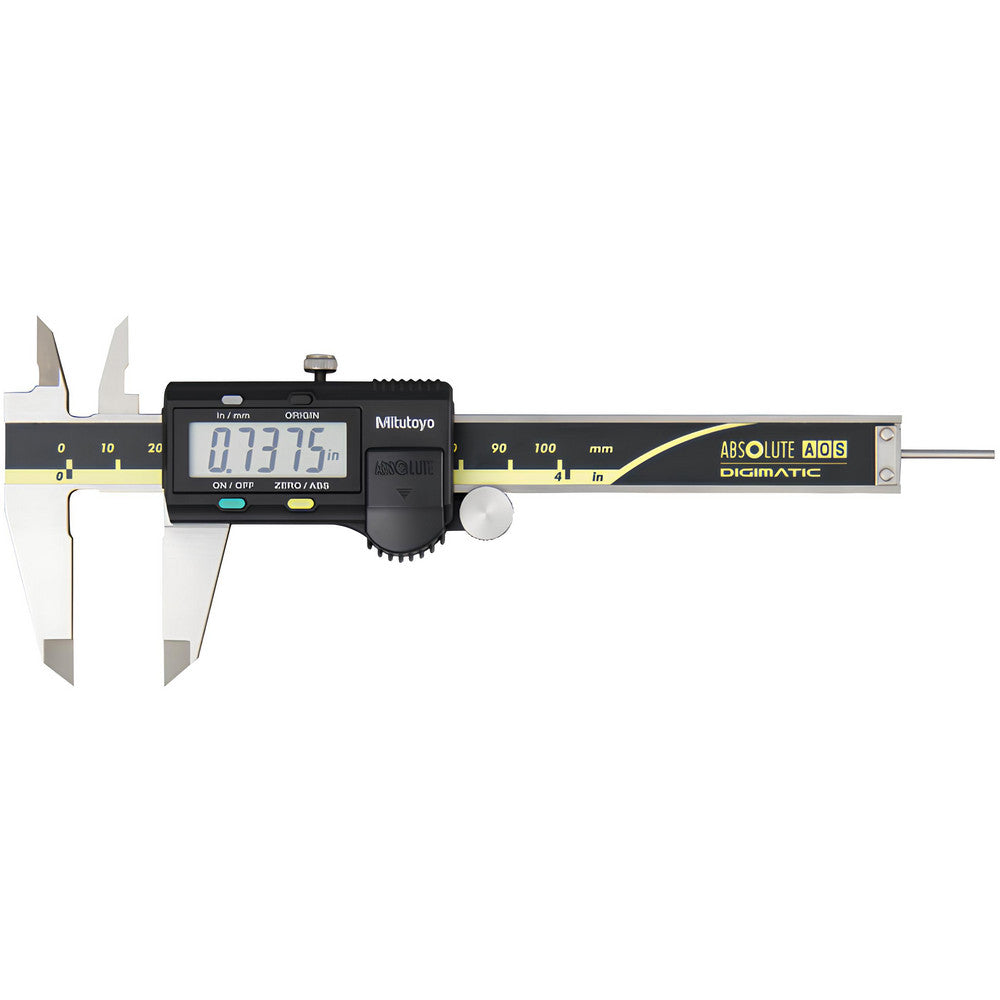 Mitutoyo 500-195-30 Electronic Caliper 100.00 mm, 4", 0.01 mm, 0.0005" Resolution, +/-0.02 mm, +/-0.0010" Accuracy, Stainless Steel