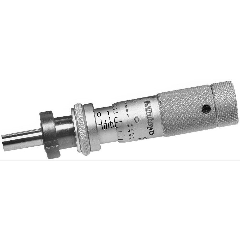 Mitutoyo 148-502 1/2 Inch, 0.5118 Inch Zero-Adjustable Thimble, 0.1969 Inch Diameter x 13mm Long Spindle, Mechanical Micrometer Head