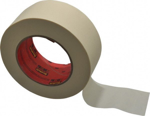 Scotch 7000048415 Masking Tape 2" Wide, 60 yd Long, 6 mil Thick, Tan