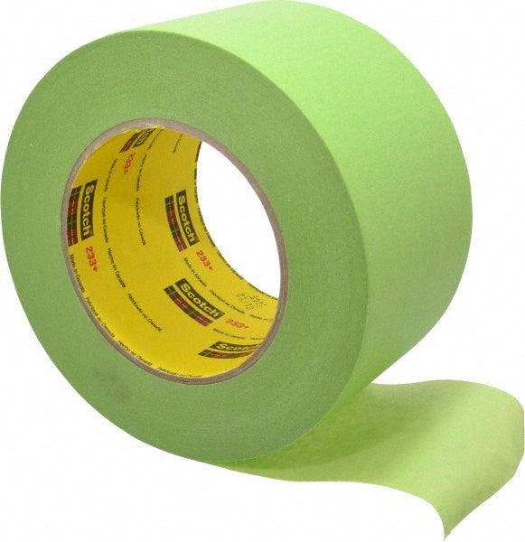3M 7000124899 Masking Tape 3" Wide, 60 yd Long, 6.7 mil Thick, Green