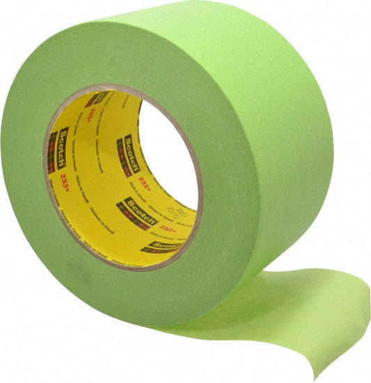 3M 7000124899 Masking Tape 3" Wide, 60 yd Long, 6.7 mil Thick, Green