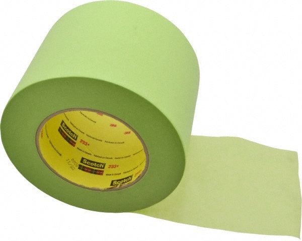 3M 7000124900 Masking Tape 4" Wide, 60 yd Long, 6.7 mil Thick, Green