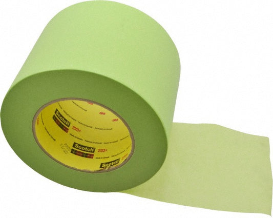 3M 7000124900 Masking Tape 4" Wide, 60 yd Long, 6.7 mil Thick, Green