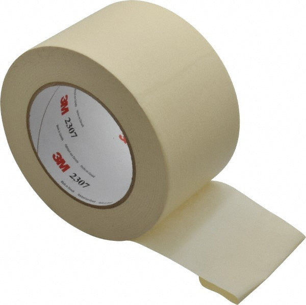 3M 7000123534 Masking Tape 3" Wide, 60 yd Long, 5.2 mil Thick, Tan