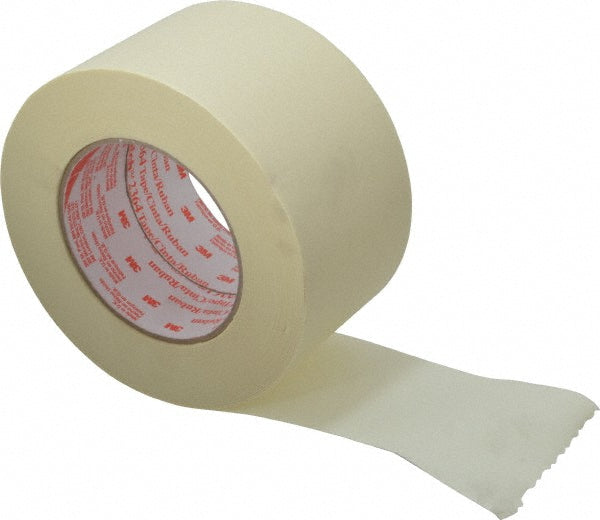 3M 7000088407 Masking Tape 3" Wide, 60 yd Long, 6.5 mil Thick, Tan