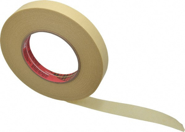 3M 7000088391 Masking Tape 18 mm Wide, 60 yd Long, 7.9 mil Thick, Tan