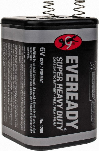 Energizer 1209 Lantern Battery Size 6V, Carbon Zinc
