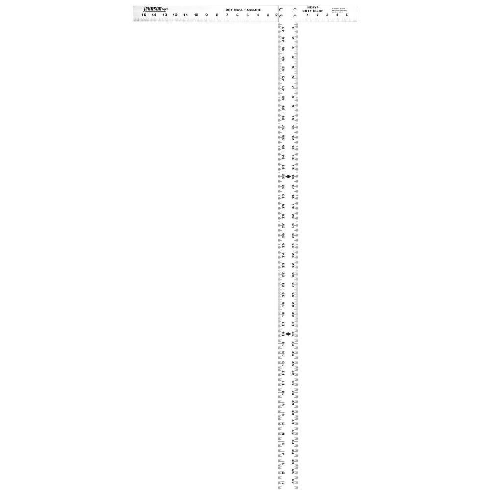 Johnson Level & Tool JTS48HD 48" Blade Length x 1-1/2" Blade Width, 22" Base Length x 2" Base Width Aluminum Square