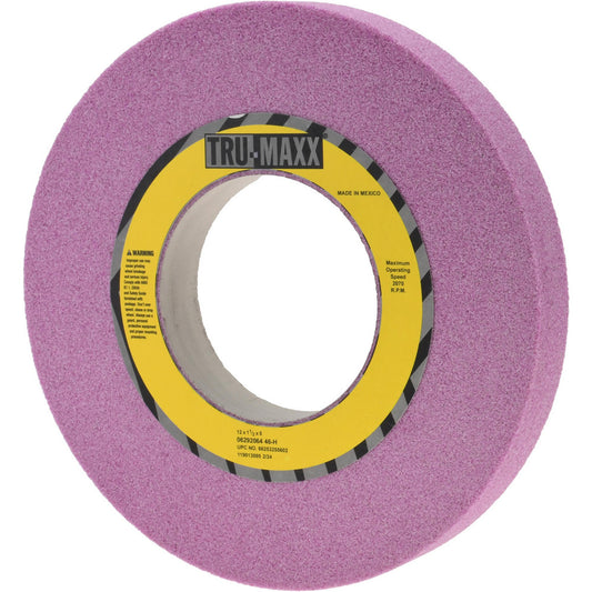 Tru-Maxx 66253255602 Surface Grinding Wheel 12" Dia, 1-1/2" Thick, 5" Hole, 46 Grit, H Hardness