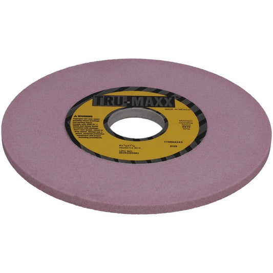 Tru-Maxx 66253255583 Surface Grinding Wheel 6" Dia, 1/4" Thick, 1-1/4" Arbor, 80 Grit