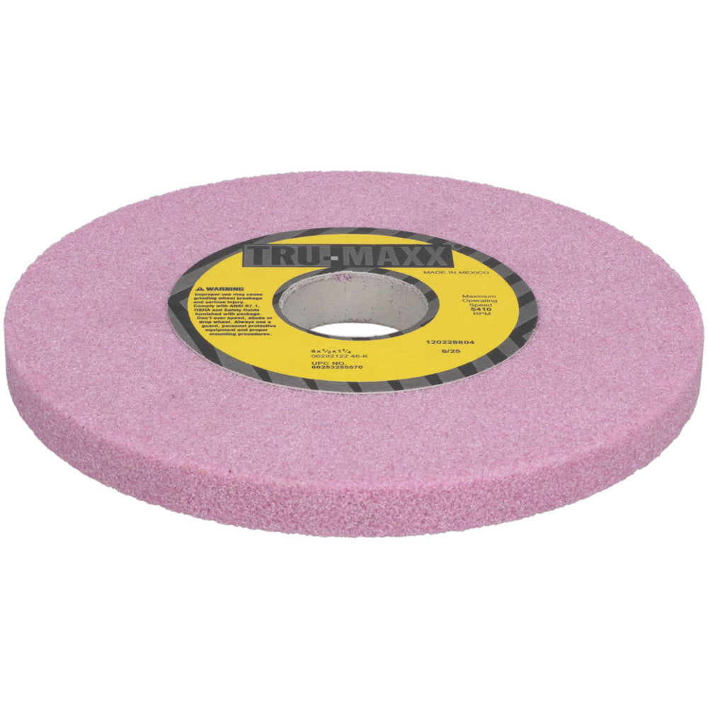 Tru-Maxx 66253255570 Surface Grinding Wheel 6" Dia, 1/2" Thick, 1-1/4" Arbor, 46 Grit