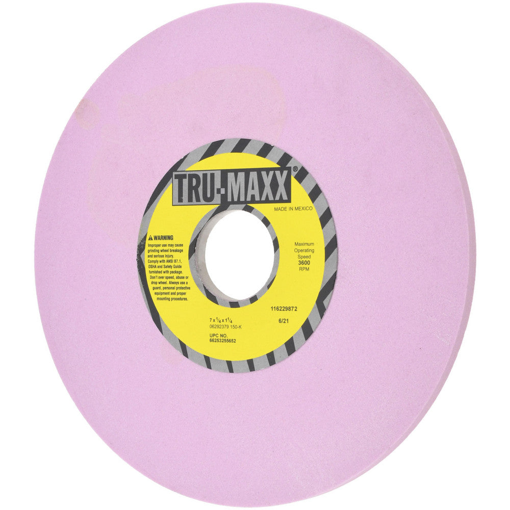 Tru-Maxx 66253255652 Surface Grinding Wheel 7" Dia, 1/4" Thick, 1-1/4" Hole, 150 Grit, K Hardness