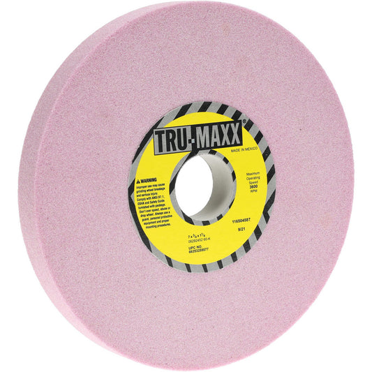 Tru-Maxx 66253255577 Surface Grinding Wheel 7" Dia, 3/4" Thick, 1-1/4" Hole, 60 Grit, K Hardness