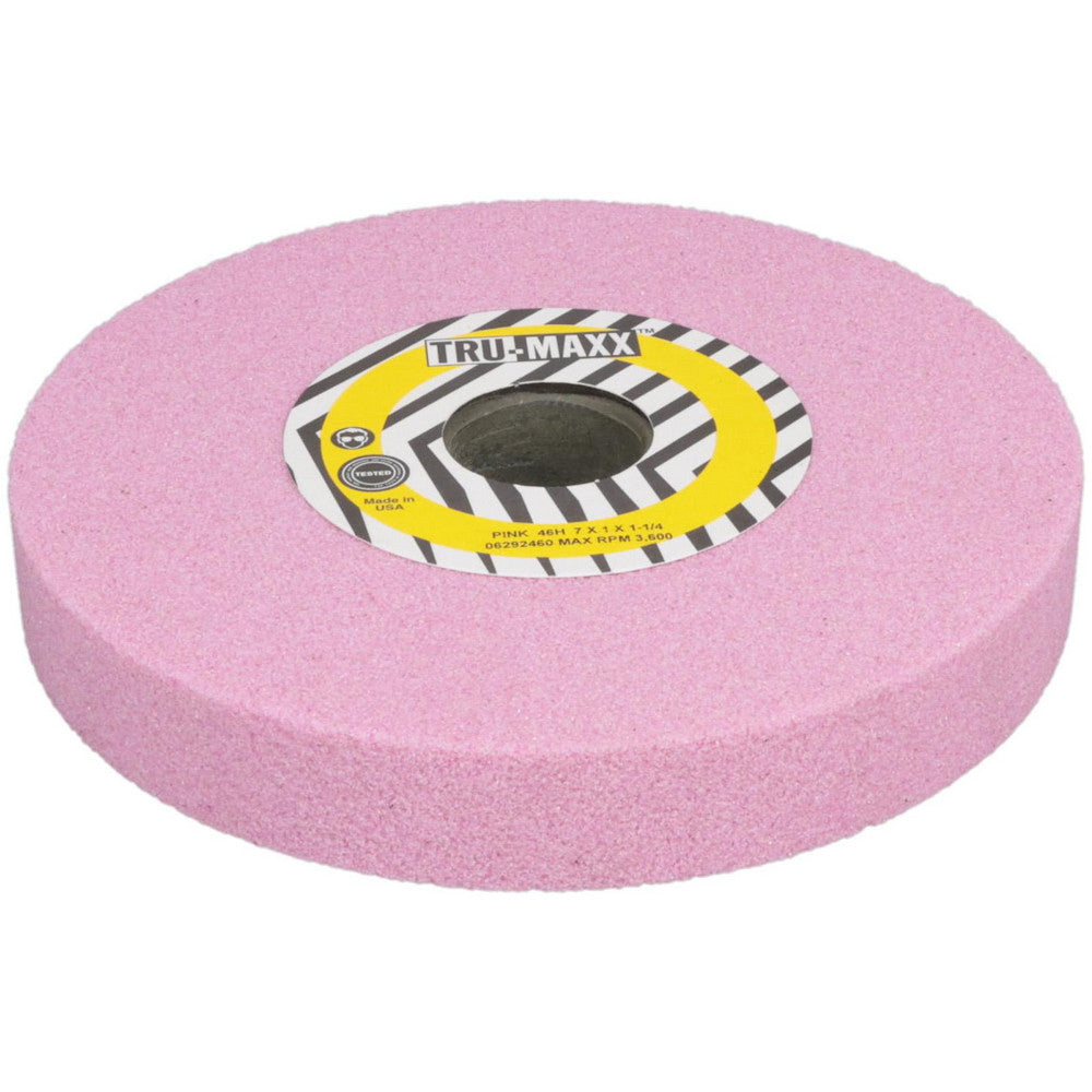 Tru-Maxx T1-7P31244-T Surface Grinding Wheel 7" Dia, 1" Thick, 1-1/4" Arbor, 46 Grit