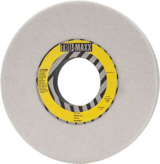 Tru-Maxx 66253269671 Surface Grinding Wheel 10" Dia, 1" Thick, 3" Hole, 46 Grit, J Hardness