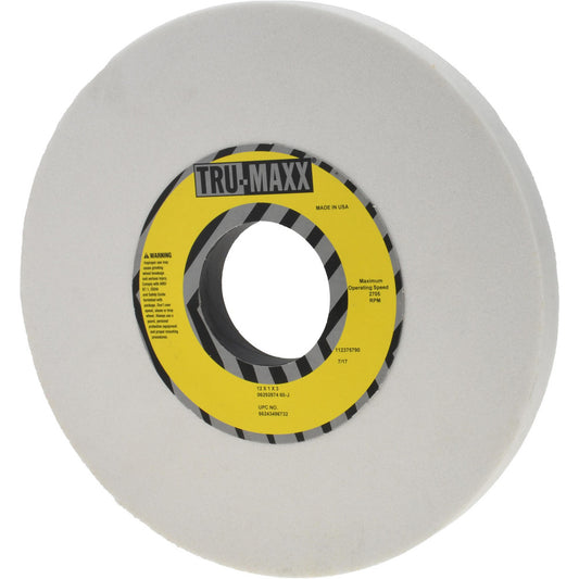 Tru-Maxx 66243496732 Surface Grinding Wheel 12" Dia, 1" Thick, 3" Hole, 60 Grit, J Hardness