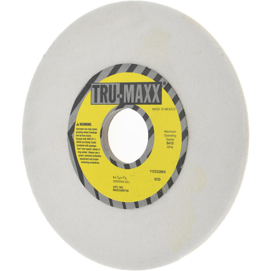 Tru-Maxx 66253269745 Surface Grinding Wheel 6" Dia, 1/4" Thick, 1-1/4" Hole, 60 Grit, I Hardness