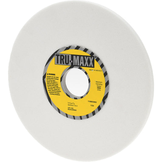 Tru-Maxx 66253255600 Surface Grinding Wheel 7" Dia, 1/4" Thick, 1-1/4" Hole, 80 Grit, K Hardness