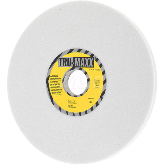 Tru-Maxx 66253255466 Surface Grinding Wheel 8" Dia, 1/2" Thick, 1-1/4" Hole, 60 Grit, J Hardness