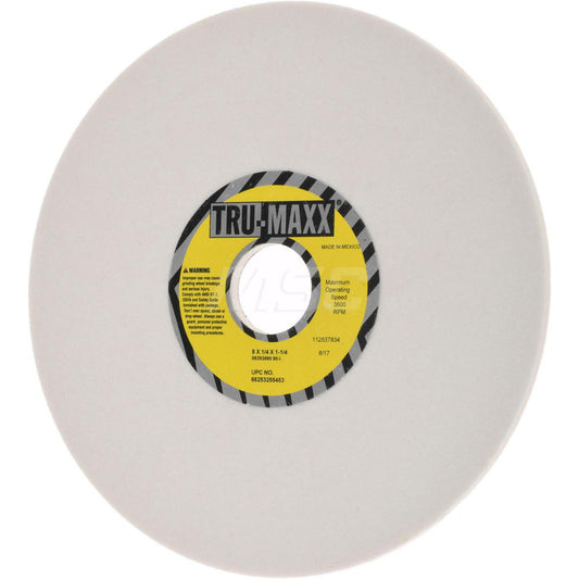 Tru-Maxx 66253255453 Surface Grinding Wheel 8" Dia, 1/4" Thick, 1-1/4" Hole, 80 Grit, I Hardness