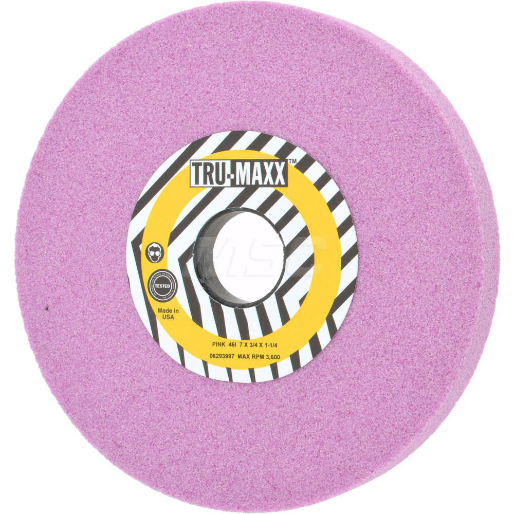 Tru-Maxx T5-7P31240-T 7" Diam x 1-1/4" Hole x 3/4" Thick, I Hardness, 46 Grit Surface Grinding Wheel