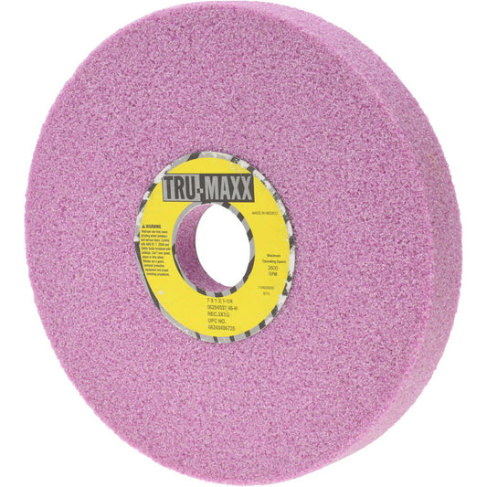 Tru-Maxx 66243496725 Surface Grinding Wheel 7" Dia, 1" Thick, 1-1/4" Hole, 46 Grit, H Hardness