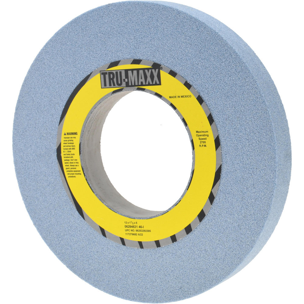 Tru-Maxx 66253292305 Surface Grinding Wheel 12" Dia, 1-1/2" Thick, 5" Hole, 46 Grit, I Hardness