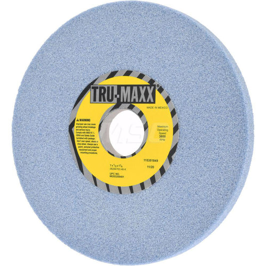 Tru-Maxx 66253255401 Surface Grinding Wheel 7" Dia, 1/2" Thick, 1-1/4" Hole, 46 Grit, K Hardness