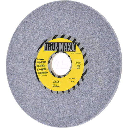 Tru-Maxx 66253255864 Surface Grinding Wheel 7" Dia, 1/4" Thick, 1-1/4" Hole, 60 Grit, J Hardness
