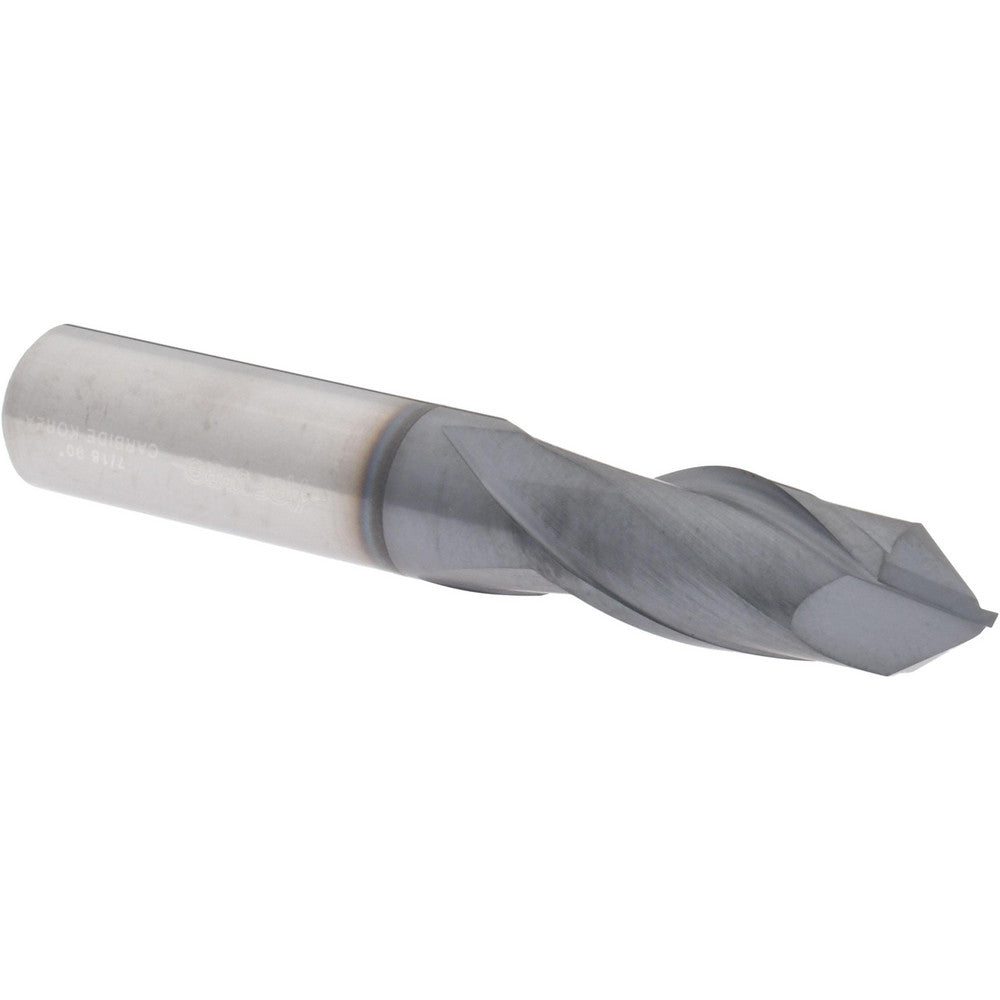 Accupro SAMG1414DPPLALT Drill Mill 7/16" Dia, 1" LOC, 2 Flutes, 90 &deg Point, Solid Carbide