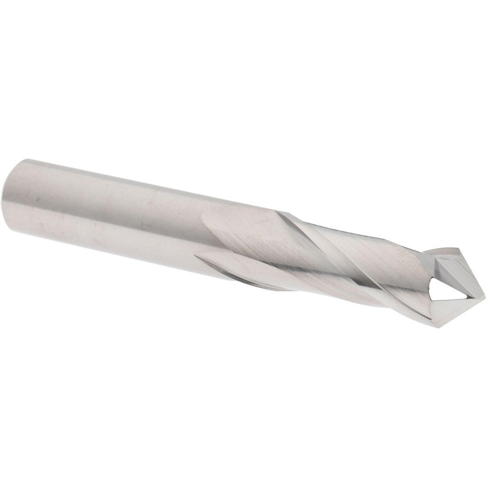Accupro SAMG-1212-DP-PL Drill Mill 3/8" Dia, 1" LOC, 2 Flutes, 90 &deg Point, Solid Carbide