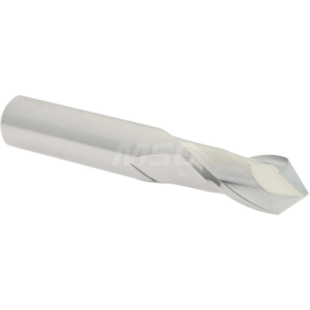 Accupro SAMG-1616-DP-PL Drill Mill 1/2" Dia, 1" LOC, 2 Flutes, 90 &deg Point, Solid Carbide