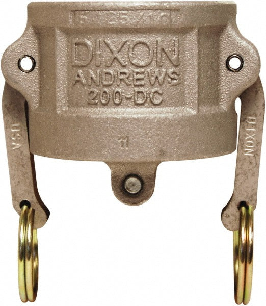 Dixon Valve & Coupling 200-DC-AL Cam & Groove Coupling Part DC, Aluminum, 250 psi Max