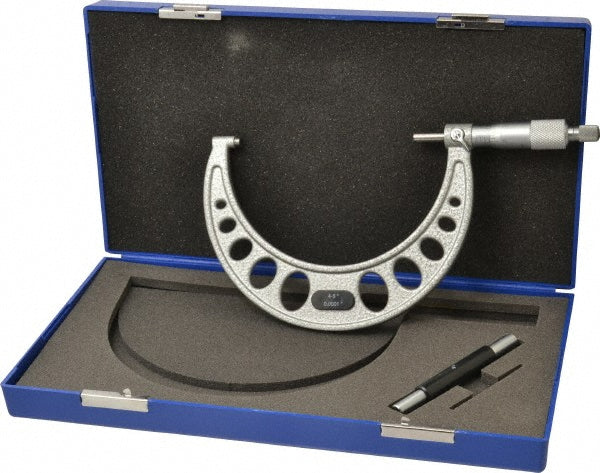Value Collection 105-05-111 Mechanical Outside Micrometer 5" Range, 0.0001" Graduation