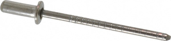 RivetKing FBF43CE/P100 Closed End Sealing Blind Rivet Size 43, Dome Head, Stainless Steel Body, Stainless Steel Mandrel