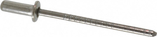 RivetKing FBF43CE/P100 Closed End Sealing Blind Rivet Size 43, Dome Head, Stainless Steel Body, Stainless Steel Mandrel