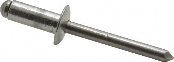 RivetKing ABA86/P100 Open End Blind Rivet Size 86, Dome Head, Aluminum Body, Aluminum Mandrel